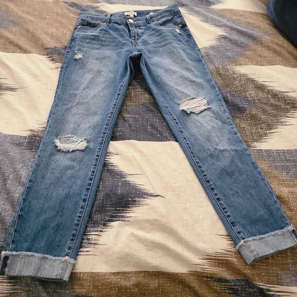 Juicy Couture Denim - Juicy Couture Distressed Ankle Jeans